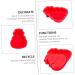 Ciieeo 2 Pcs Baking Mold Christmas Baking Tool Silicone DIY Mold Silicone Cookie Molds Baking DIY Resin Moulds Clay Molds Candle Molds Decorations Micro-Wave Oven Silica Gel 17.8X15.5X3CM As Shown - Buy Online on GoSupps.com