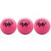 Pink Ball (Pack of 3) 2.55 Inches Original Pinky Balls by JA-RU for Therapy or for Playing Hi-Bounce and JA-RU Ball. #976-3Pe 3 Pack