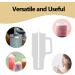 4Pcs Replacement Straws Reusable Straws for Stanley Water Bottles Compatible 30oz 20oz 14oz Tumbler with Cleaning Brush Plastic(Clear) - Buy Online on GoSupps.com