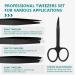 Professional 8Pcs Nail Clippers Set with Precision Tweezers - Stainless Steel for Thick Nails, Eyebrows, and Eyelashes Extensions - Black - Buy Online on GoSupps.com