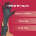 Dealmed Black Nitrile Exam Gloves - Latex-Free, Disposable, Non-Irritating - Case of 1000 (Medium) - for Medical and First Aid Use - Buy Online on GoSupps.com