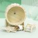 Episkey Hamster Wheel 23cm Wooden Silent Exercise Wheel with Bridge and Seesaw Pet Sport Exercise Toys Hamster Cage Accessories for Dwarf Hamsters Gerbils Rat Small Animal - Buy Online on GoSupps.com