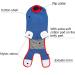 Emwel Dog Recovery Suit Recovery Shirt Abdominal Wound Protector for Large Dogs Puppy Medical Surgical Clothes blue L - Buy Online on GoSupps.com