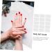MOTHNUR 15 Sheets of Nail Jelly Glue Nail Tabs Scrapbook Stamp Pressed Nail Tip Stickers Artificial Nails Nail Glue Fake Nail Glue Sweat-Resistant Nail Glue Manicure Fake Nail Glue Pink - Buy Online on GoSupps.com