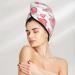Pink Hearts Microfiber Hair Towel | Soft & Super Absorbent Quick Dry Hair Wrap for Women - Perfect for Long Curly Thick Hair - Buy Online on GoSupps.com