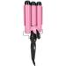 3 Barrel Curling Iron Wand Adjustable Hair Crimpers Hair Styling Tool Hair Curler Waver Crimper for Home and Salon 110V 240V (Pink 32mm) US Plug Pink 32mm - Buy Online on GoSupps.com