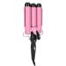 3 Barrel Curling Iron Wand Adjustable Hair Curler Waver Crimper Hair Styling Tool 110V 240V (32mm) US Plug 110-230V Pink 32mm