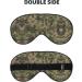 Green Camo Print Unisex Sleeping Eye Mask | Soft Comfortable & Light-Blocking | Ideal for Travel & Sleep - Buy Online on GoSupps.com