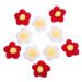 SEWOART 10pcs Hairpin Accessories Floral Yarn Toddler Wedding Assorted Color 2 4X4cm