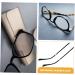 Combined Metal Replacement Tips for Sunglasses & Glasses - Durable 2 Pairs of Nose Pads & Arm Ends - Universal Fit Repair Solution for Men & Women - Black 14x3cm - Buy Online on GoSupps.com