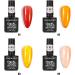 DouborQ Jelly Glass Gel Nail Polish Set 8ML 12 Colors Blue Red Purple Rainbow Neon Yellow Green Orange Summer Crystal Sweet Gel Polish Kit Translucent Soak Off UV Varnish Gel 12Color Jelly Gels Set - Buy Online on GoSupps.com