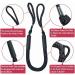 Bling Bling Bungee Dock Line Mooring Rope 3.5 ft Black 2 Pack - Secure Your Boat with Style - Buy Online on GoSupps.com