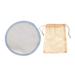 Gofidine 5/10/20 piece make-up remover pads beauty tools washable reusable facial treatment bamboo cotton (20 pieces with a bag) 20PCs with a bag
