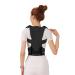 Adjustable Posture Corrector Back Support Shoulder Lumbar Brace Support Corset Back Belt for Men Women Improve Shoulder Upper (Color : Blue Size : Medium) (Black X) (Black Large)