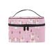 Girls Unicorn Rainbow Pink Makeup Bag Organizer Cosmetic Case Cosmetic Bag Toiletry Bag Large Bag for Girls Women Ladies