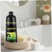 Black Hair Dye Shampoo Natural Hair Color 500ml Herbal Ingredients Non-Irritating Odorless White Hair Dye White Foam Cream Non-Stick Scalp Dye Shampoo for Women Men brown - Buy Online on GoSupps.com