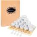 20 Pack Aluminum Empty Jars - Round Travel Cream Containers for Lotion Masks & Nail Art (20ml White) - Ideal for Cosmetics & International Shipping - Buy Online on GoSupps.com