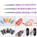 NALCY 12-Piece Nail Art Liner Brush Set | Professional Acrylic Detail Brushes for Nail Design | Perfect for Intricate Nail Art and Puncture Techniques - Buy Online on GoSupps.com