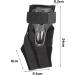 F Fityle Adjustable Ankle Support with Side Stabilizers - Black M | Ankle Protection for Sprains | International Shipping - Buy Online on GoSupps.com