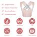 Buy Wusanna Back Straight Keeper - Posture Correction Belt for Men & Women | Pain Relief for Neck & Shoulders (XXL) - Buy Online on GoSupps.com