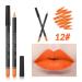 Shop Lipiner 12-Piece Waterproof Matte Lip Liner Set | Enhance Lip Shape & Achieve Plump Lips - International Shipping Available - Buy Online on GoSupps.com