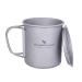 Boundless Voyage Titanium Cup with Lid Outdoor Camping Ultralight Water Tea Coffee Mug 200ML/300ML/450ML (300ml (10fl oz))