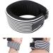 Cervical Collar Neck Brace Breathable Black & White Migraines Headache for Women Men Relieves Pain(M) - Buy Online on GoSupps.com