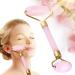 Xwyebo Rose Quartz Crystal Massage Device Dual-Headed Face & Neck Massager for Beauty & Healing - Buy Online on GoSupps.com