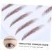 Mipcase 4pcs Eyebrow Stickers Waterproof Makeup Eyebrows Makeup Tools Water Transfer Eyebrow Sticker Mold 3d - Buy Online on GoSupps.com