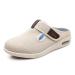 Men's Diabetic Shoes Wide Width Shoes Swollen Feet Adjustable Large Size Walking Shoes Extra Wide Orthopaedic Comfort Shoes Non Slip Fattening and Widening for Swollen Feet ( Color : Beige  Size