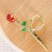 Red Rose Flower Hair Claw Clip - Non-Slip Large Metal Barrette for Thick Hair - Women's/Girls' Fashion Accessory - Buy Online on GoSupps.com
