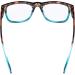 Eyekepper Women's Tortoise Blue Square Reading Glasses +1.50 | Spring-Hinged Large Lenses - Buy Online on GoSupps.com