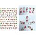 Christmas Nail Stickers 9 Sheets Self-Adhesive Nail Decal for Kids Deer Snowman Nail Art Decoration Design Supplies - Buy Online on GoSupps.com