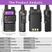BaoFeng UV-5R 8W High Power Dual Band Two Way Radio Black-1Pack - Buy Online on GoSupps.com