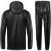 Reedbeek Professional Anti-IP Sauna Suit - Weight Loss Jacket & Pants for Boxing MMA Training | Unisex Black L - Buy Online on GoSupps.com