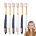 Povanjer extra soft toothbrush toothbrushes soft ultra -hewn toothbrush in a six -pack - extra soft toothbrush with a wide head design soft toothbrushes for adults for gum return