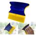 Window Scrubber Window Glass Cleaner Wiper Magnetic Window Wiper Glass Cleaner Brush Tool Double Side Glass Brush for Washing Household Cleaning Tool(3-5MM) Blue