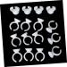 FRCOLOR 100paires Ombre Paupi res Avec Coussinets Protecteurs Faux Cils Support Pour Colle Paupi res Accessoires De Maquillage Pour Femmes - Buy Online on GoSupps.com