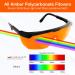 100% Blue Light Blocking Glasses - Amber Wraparound Lenses for Enhanced Sleep Gaming & Computer Use | Unisex Winners - Buy Online on GoSupps.com