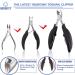 Ingrown Toenail Clippers Kit for Seniors/Adults by OOSOFITT - Wide Jaw Opening Nail Clipper for Thick Nails - Pedicure Tool for Ingrown/Thick Nails - Buy Online on GoSupps.com