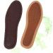 NOLITOY Men's Shock-Absorbing Insoles - Damping Shoe Pads for Plantar Charcoral - Comfortable Leather Insoles in Brown Size 2 - International Shipping Available - Buy Online on GoSupps.com