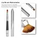 Revolving Lip Brush | Portable Makeup Brush Set for Precise Lip & Concealer Application - Synthetic Fiber | Eyebrows & Foundation Brush - Buy Online on GoSupps.com
