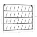 4 Pack Wall-Mounted Sewing & Embroidery Thread Rack - Large 32-Spool Metal Holder Organizer in Black - Buy Online on GoSupps.com