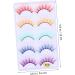 FRCOLOR 5 Pairs Fake Eyelashes 3d Colorful Eyelashes Cosplay Lashes Fake Lashes Natural Fluffy Natural Eyelashes 3d Eyelashes Stage Makeup Lashes Artificial Fiber Supplies Miss - Buy Online on GoSupps.com