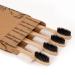 Virgin Forest bamboo toothbrushes 8 pieces soft bristles environmentally friendly toothbrushes biodegradable toothbrushes natural wood toothbrush charcoal toothbrushes 8 pieces (soft bristles) b