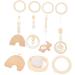 Toyvian 20 Pcs Baby Gym Kids Wooden Calming Toys with Stuffed Dogs | Hanging Sensory Toys for Newborns | Infant Fitness Rack Ornament | 0-3 Month Toys - Buy Online on GoSupps.com