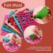 185 Pcs Needle Felting Kit with 50 Colors Wool Felt Tools and Supplies | DIY Craft Animal Felting Supplies in Storage Box | Home Decoration & Birthday Gift - Buy Online on GoSupps.com