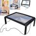 Magnifying Glass Reading Magnifying Glass Hands Free Full Page Illuminated Magnifier 3X with 4 Led Light Lamp Neck Hang Reading Magnifying Glass Safehappy