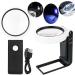 Bainiao Magnifying Glass with Light and Stand Hands Free Handheld 6X 25X Adjustable Folding Magnifier with Led - Buy Online on GoSupps.com