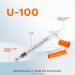  MED NEEDLE 1mL/cc Syringes with Needle U-100 29G 5/16 (8mm) Individually Wrapped - Pack of 100 - Buy Online on GoSupps.com